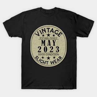 Vintage Established May 2023 - Good Condition Slight Wear T-Shirt